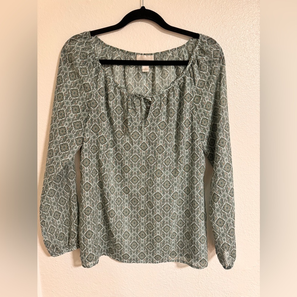 Green Loft blouse